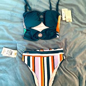 Maaji 2 piece Reversible Swimwear size Small
